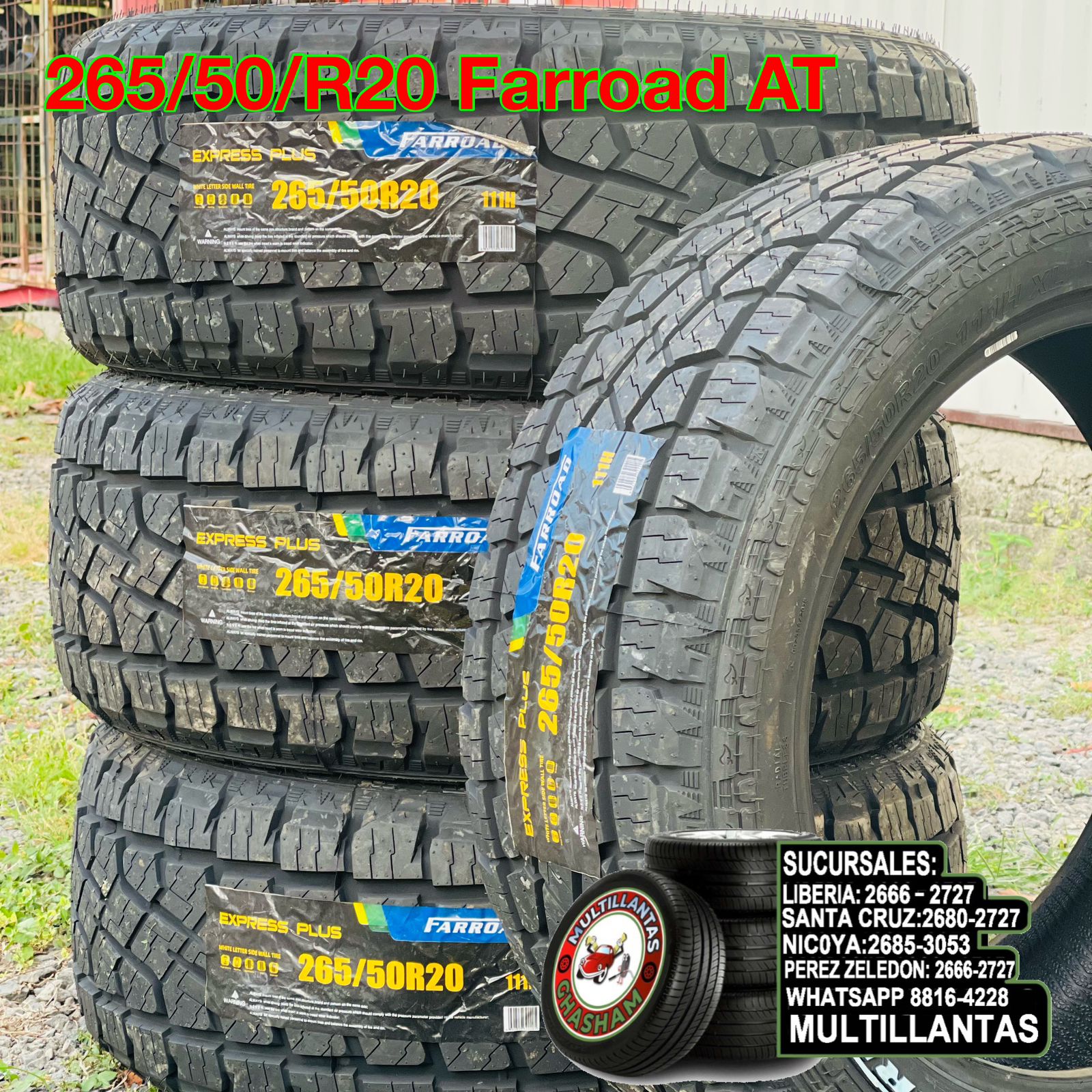 265/50/R20 FARROAD AT FRD86
